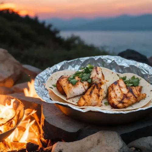 Foil-Wrapped Grilled Fish Tacos