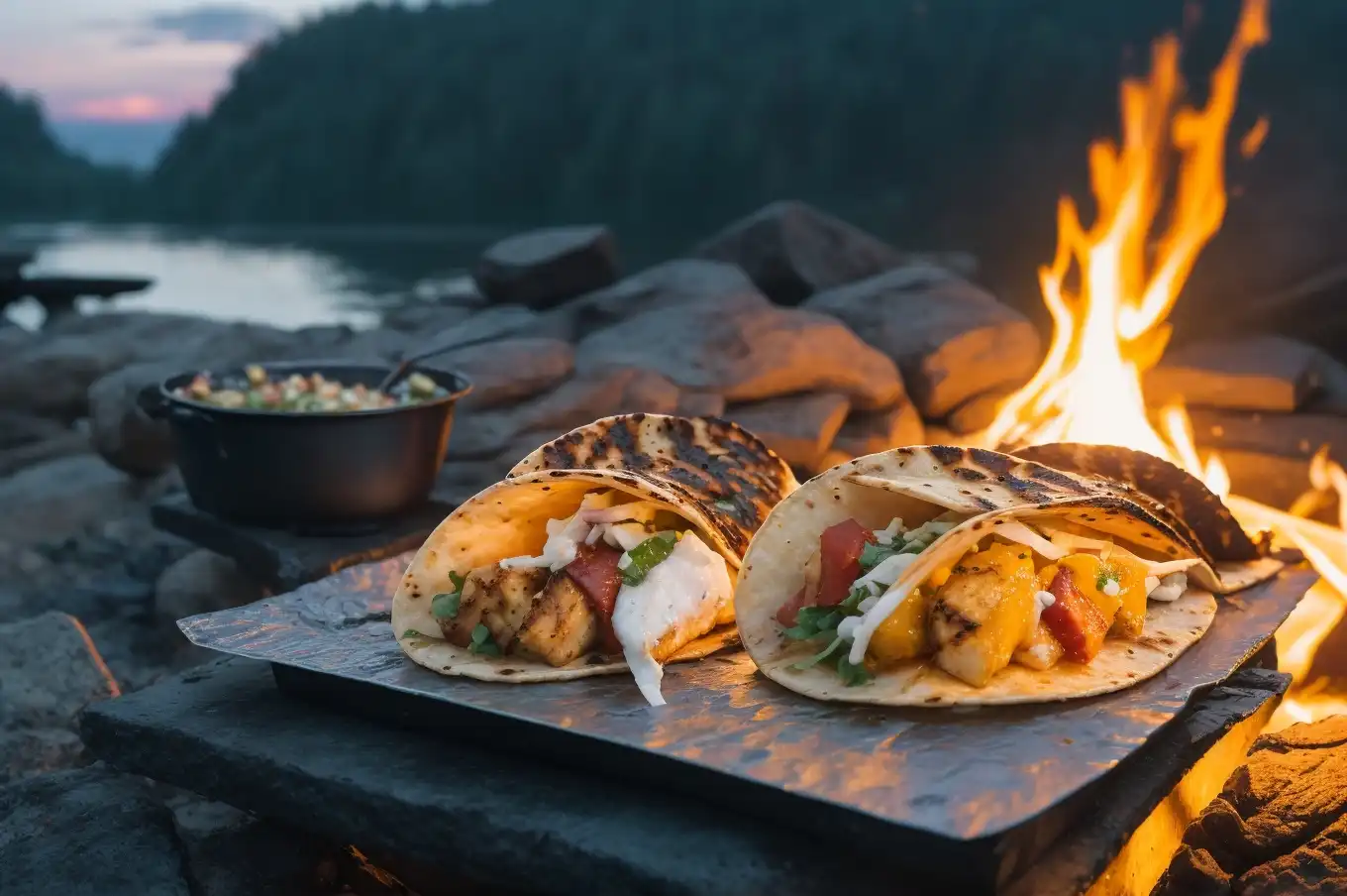 Foil-Wrapped Grilled Fish Tacos Recipe