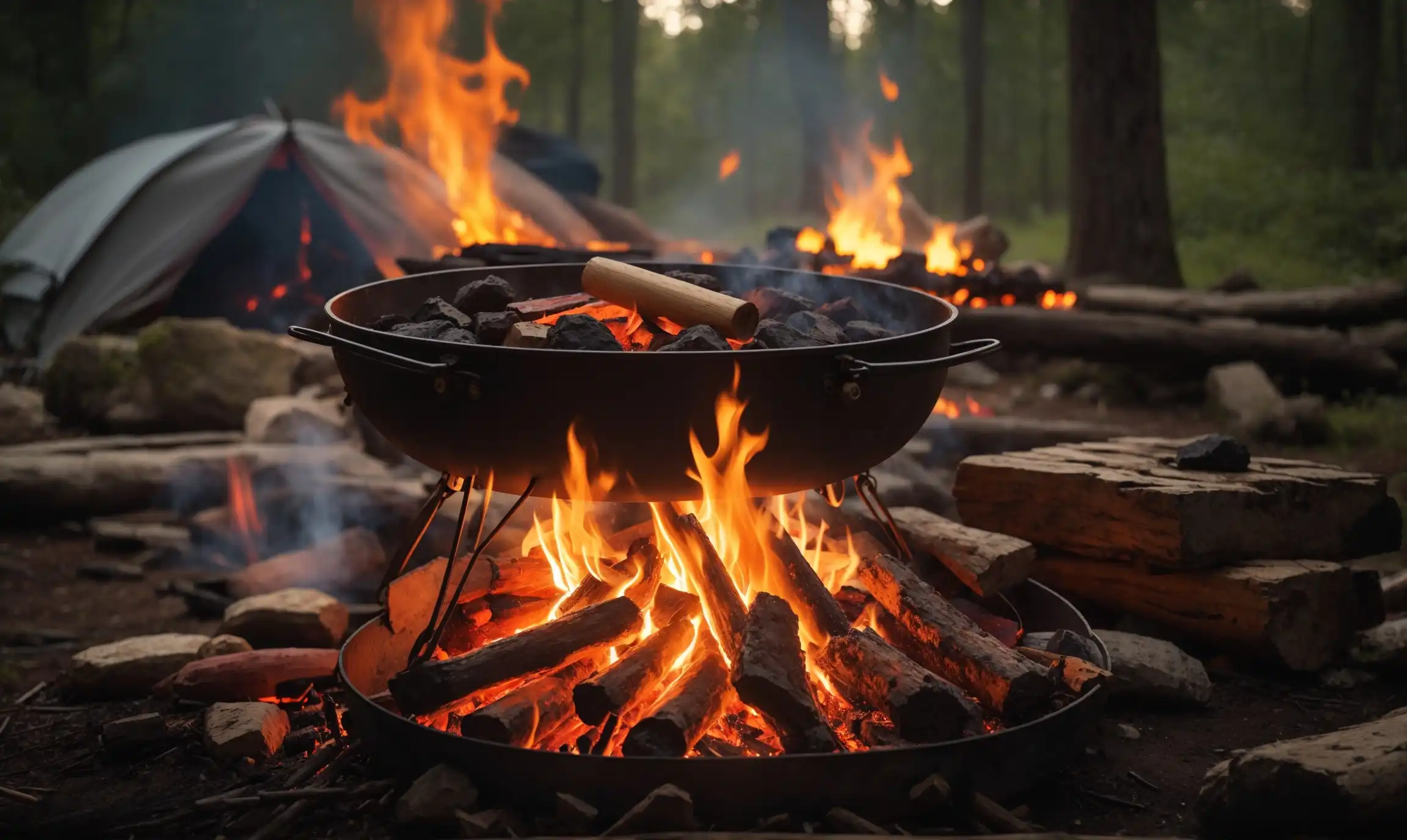 Open Flame vs Hot Coals