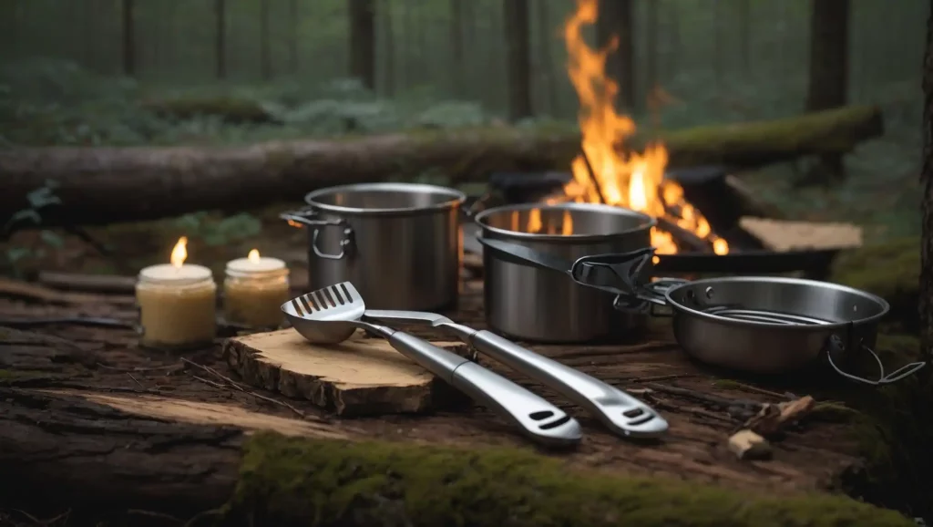 Portable campfire utensils