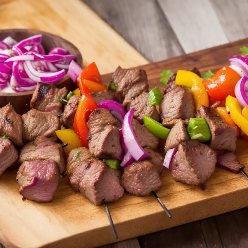 Skewered Beef Kabobs