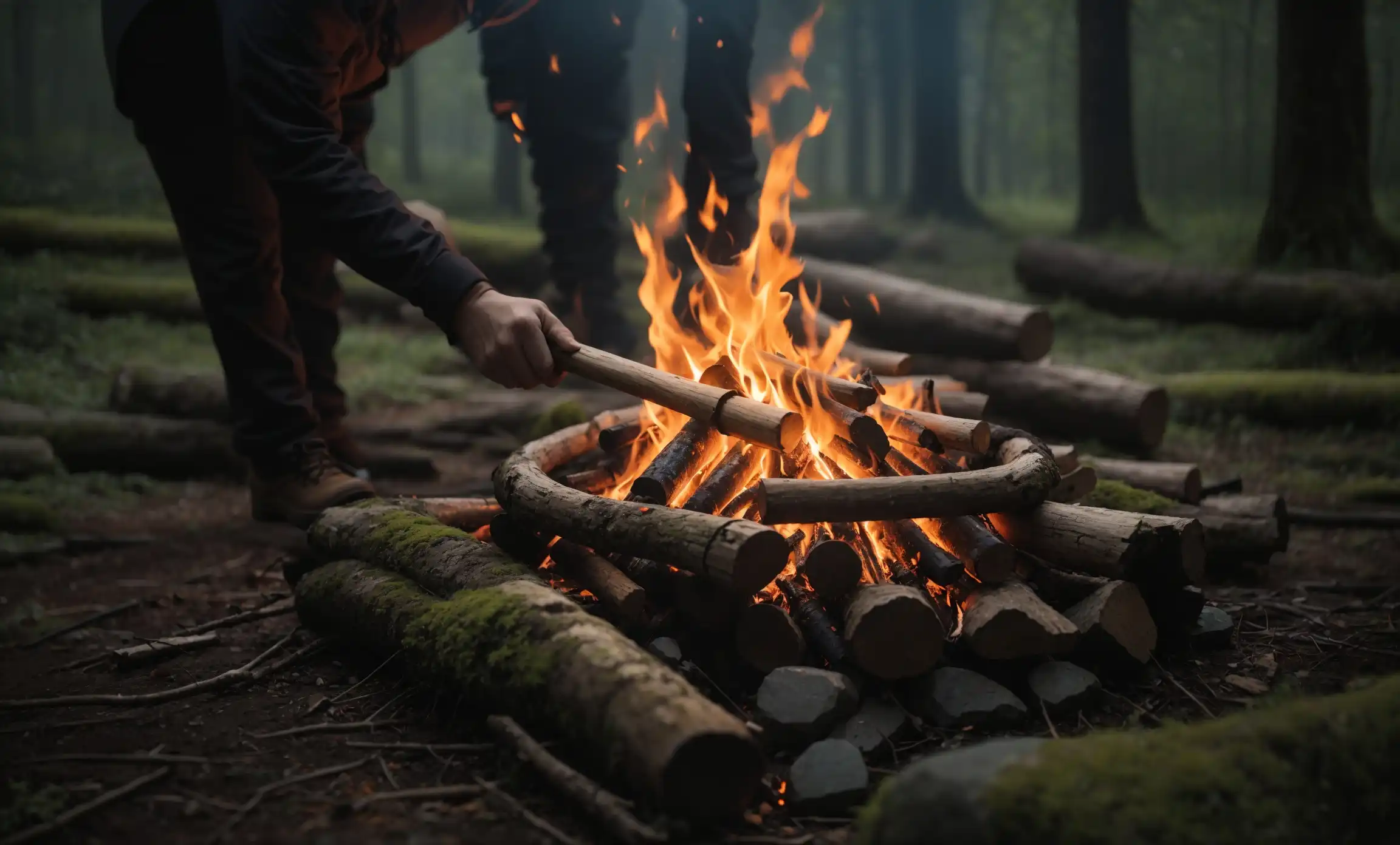 Control campfire temperature
