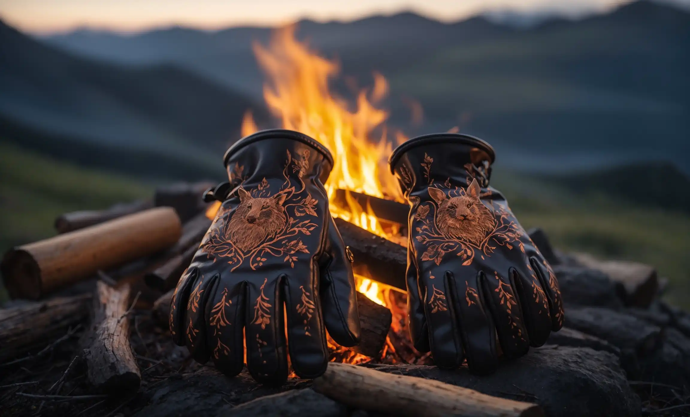 Fire-Resistant Gloves for campfire cooking